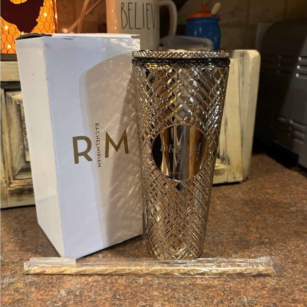 New Rachel Miriam Gold Diamond Tumbler